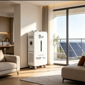 Floor Standing 10kWh Home Solar Battery 6200W Off Grid Energy Storage All in One LiFePO4 With Wheels & MPPT