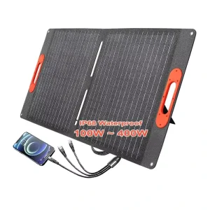 Foldable Solar Panel 100W 200W 300W Portable 18V Waterproof Outdoor for Camping