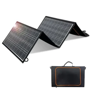 Foldable Solar Panel 60w 18v Directly Charge 60 Watts Folding Solar Pv Panel for Camping Phones and Tablets