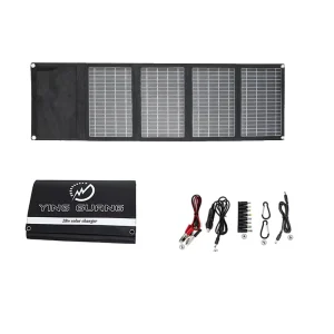 Folding Solar Modules and Panels 21W 28W 60W Waterproof Photovoltaic Panels Portable Monocrystalline Solar Panel