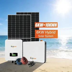 For 6.2kW Split Single Phase Off Grid Solar System 10kWh LFP Lithium Battery CAN High Efficiency Inverter Home Commercial