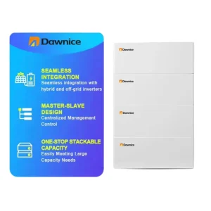 For Hybrid Solar Inverter 48V 30kWh 50kWh Energy Storage LiFePO4 Stackable Split Power System