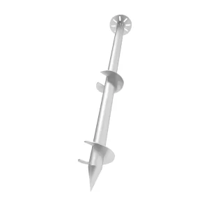 Four Blade Galvanized Solar Ground Screw Pile Solar Mounting System Optimal Solar Panel Installation
