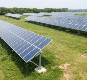 Framed PV Module Solar Mounting System Carbon Steel Zinc Aluminum Magnesium Aluminum