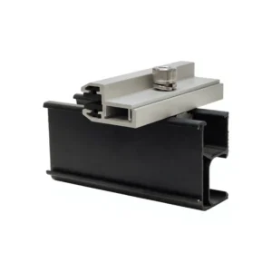 Frameless Thin-Film Solar Module End Clamp for Roof Mounting