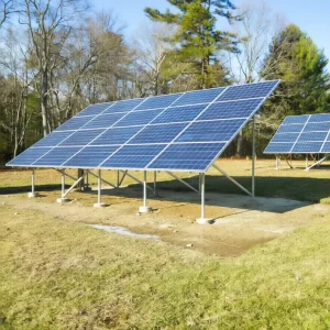 Freshwater Aquaculture Compatible Zn-Al-Mg Steel Solar PV Mount Bracket for Agricultural Farm Ponds