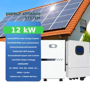Full 3kw 5kw Off grid Solar System For Home Hybrid 10kva Solar Battery Water Heater Roof Power Tracking System