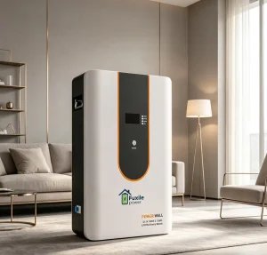 Fuxile 51.2V LiFePO4 Wall Mounted Home Solar Energy Storage Battery 2.56kWh 30.72kWh Smart BMS 6000 Cycles Parallel Connection
