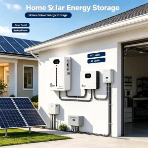 Fuxile Smart LiFePO4 Energy Storage Battery Pack 51.2V 170Ah 8704Wh Wall Mounted Solar System RS485 CAN Built In BMS Home