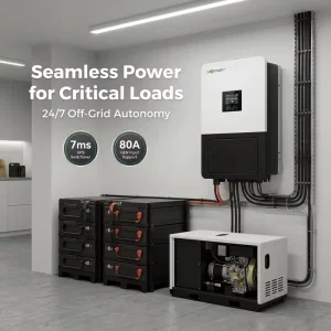 GEN PRO LB EU 8K 8KW Solar Inverter Hybrid Single Phase IP66 Waterproof 3 MPPT for House Energy Storage System