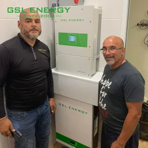 GSL ENERGY Hybrid Solar Inverter 8Kw 10Kw 12Kw 48V Pure Sine Wave Split Phase For Home Solar Energy System