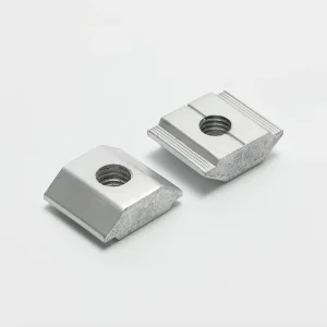 GX039 Aluminum Slide in Nut Solar PV Mounting Bracket Extruded Aluminium Alloy T Slot Slider Nut Fastener For Solar Panel
