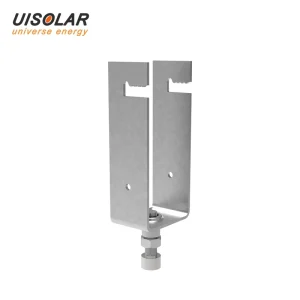 Galvanized Steel Photovoltaic Bracket Solar Panel U Bolt Clamp 30mm 40mm PV Mounting Fastener Square U Bolt With Nut