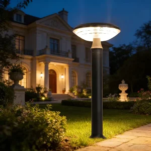 Garden Yard Pole Lamps Super Bright White LED Solar Lights Outdoor Waterproof Landscape Lighting