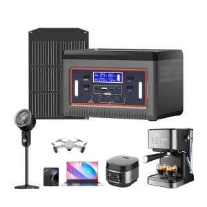 Generator 110V 220V Solar Portable Power Station 300W 500W Pure Sine Wave Inverter Lithium Charger Outdoor Camping Solar Panel