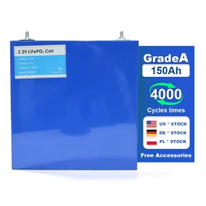 Grade A 150Ah Lithium Iron Phosphate Solar Battery Rechargeable LF150 3.2V 150ah Lifepo4 Battery Cell