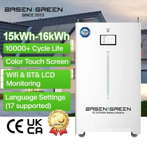 Grade a Cell 200Ah 314Ah 16kWh 51.2V 48v 300ah Lifepo4 Battery Lithium Ion Battery Home Storage Solar Battery House System