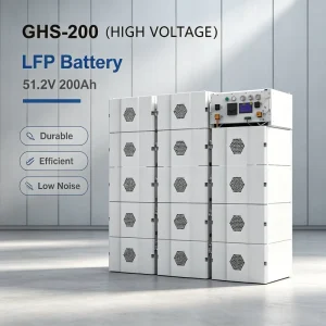 Grade a Cell High Voltage 51.2V 200Ah Stackable Commercial Energy Storage LiFePO4 Battery