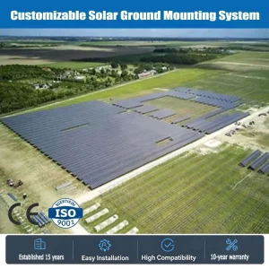 Ground-Mount Solar Panel Racking System