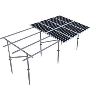Ground-Mounted C-Steel Solar Panel Bracket and PV Mounting Structure