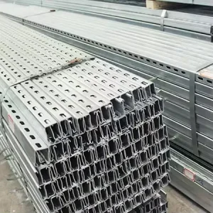 Ground Mounted Hot Dip Galvanized Solar Frame Photovoltaic Panel Mounting Bracket Wind Load 60 m/s Snow Load 1.4 KN/m