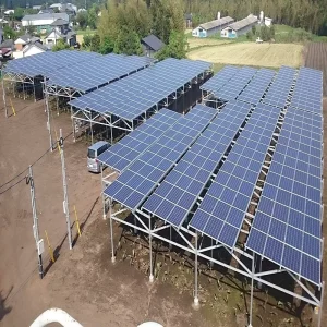Ground Mounting Bracket System for Solar Photovoltaic Panels and Solar Farms