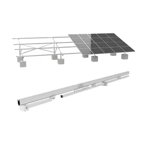 Ground Mounting System for Solar Panels Farm