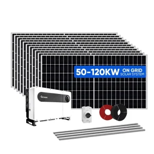 Growatt On Grid Solar Energy System 120kW 100kW 80kW 50kW MPPT Controller IP65 Protection Solar Panels & Accessories