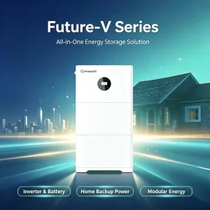 Growatt SIM 6000 ES Plus V 6kW All In One Hybrid Solar Energy Storage System 245.76kWh Expandable Home LiFePO4 Battery Inverter