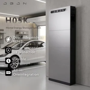 H05K Ultra Slim 155mm All in One Home Energy Storage System 10kWh 20kWh Stackable LiFePO4 48V Hybrid Inverter IP65