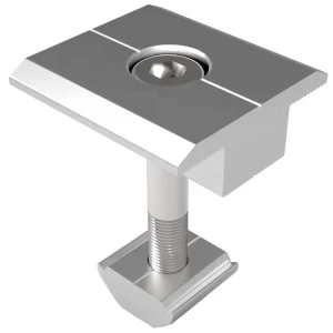 H30 35 40mm Aluminum Mid Clamp for Roof Ground Solar Mounting System