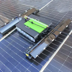 HAOFU YK2 Solar Panel Cleaning Robot with Drone Electric Crawler Brush 9 Hours Remote Control 8 Hours Battery Life