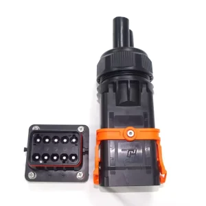 HD 50A 10PIN Male Female IP68 1000V PV Solar AC On Grid Backup Hybrid Inverter Quick Connect Plug in Panel Cable Connector