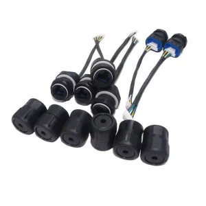 HD Customized IP68 RJ45 Connector With Wire Harness Panel Cable 4PIN 8PIN Solar Inverter RJ45 Connectors