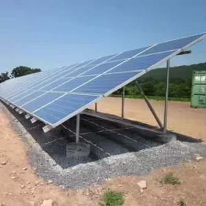 HDG Steel Solar Mounting System with Design Drawing Supply Ground Mount Rack Kit ISO9001 CE Certified