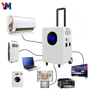 HES28FT Solar Generator Set Power Station 1500W 2400W 3000W 5000W LiFePO4 110V/220V Outdoor Portable Home Use
