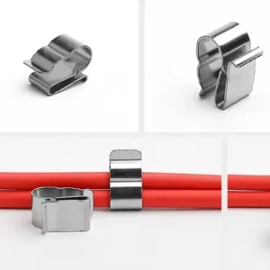HF Solar Cable Clips Solar Panel Mounting Stainless Steel Cable Fixing Wire Clip Solar Energy System Accessories