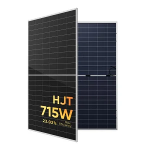 HJT 715 Watt Solar Panels Bifacial 690W 700W 710W N-Type Dual Glass Complete Kit for Solar System
