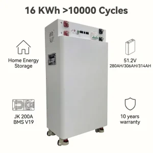 HUANCHU Upgraded V3 Split 16s LiFePO4 DIY Battery Box 51.2V 280Ah 16kWh Solar Energy Storage CAN BMS HC V3