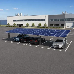 Hail Resistant Reinforced Zn-Al-Mg Solar Carpark Canopy Mounting Structure