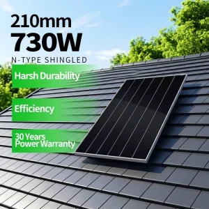 Half Cell 500W 600W 700W Solar PV Price Battery for Solar Panel 730W 750W Solar Panel
