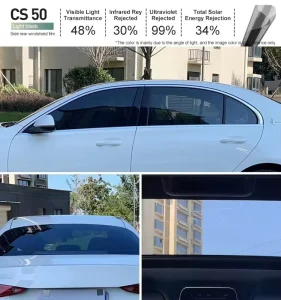 Hd Night Vision Pet Nano Ceramic Windows Glass Sun Protection Film for Car Carbon Window Film Tint Roll Auto
