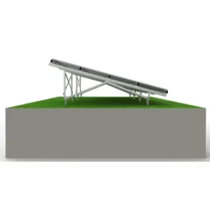 Heavy Duty Adjustable Solar Ground Mounting System CE Certified Aluminum PV Mounting Structure for Solar Panel Installation