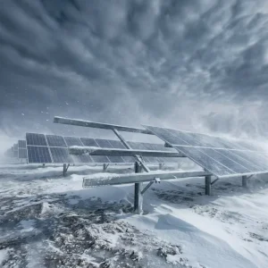 Heavy Duty Ground Mounted Solar Panel Support Structure for Extreme Weather High Wind & Snow