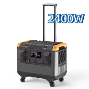 Heavy Duty Portable Power Station 2400W Silent Generator for Construction Sites and Industrial Workshop Backups