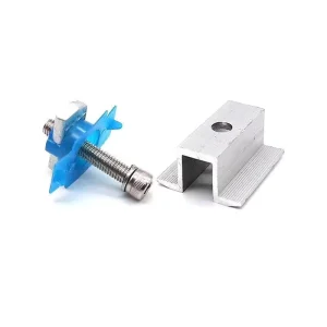 Heavy Duty Solar Mid Edge Clamp Fastener Accessories for Solar Power Station Project