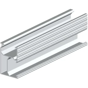 Heavy Duty Thickened Hot Dip Galvanized Zinc Aluminum Magnesium Solar Rail