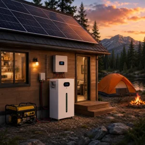 High Capacity 15.36kWh 51.2V 300Ah LiFePO4 Battery Pack 6000 Cycles Home Solar Energy Storage System Battery