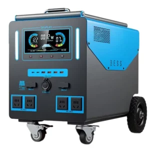 High Capacity 3500W Solar Generator LiFePO4 Battery Station 220V AC Outlet Pure Sine Wave Portable Power Supply Car MPPT