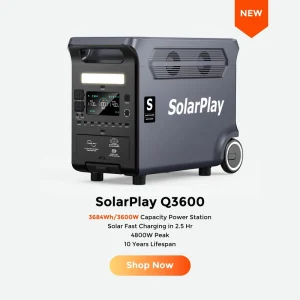High Capacity 3840Wh LiFePO4 Portable Power Station 3600W AC Output MPPT Controller Car & Solar Ready Home RV Emergency Backup